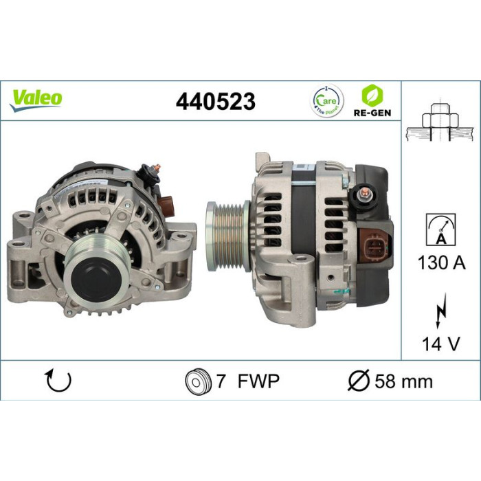 Valeo Lichtmaschine 440523 Valeo Lichtmaschine 440523
