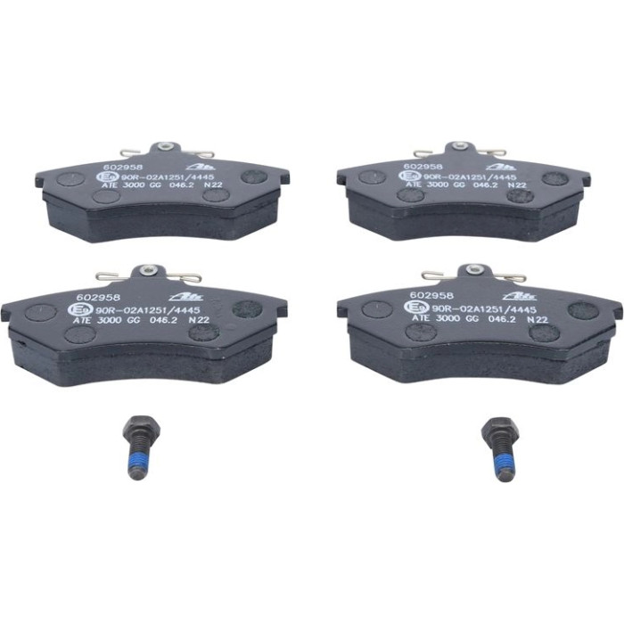 13.0460-2958.2 ATE Bremsbelagsatz VW Vorderachse Caddy/Golf/Passat/Vento 88-04 13.0460-2958.2 13.0460-2958.2 ATE Bremsbelagsatz VW Vorderachse Caddy/Golf/Passat/Vento 88-04 13.0460-2958.2
