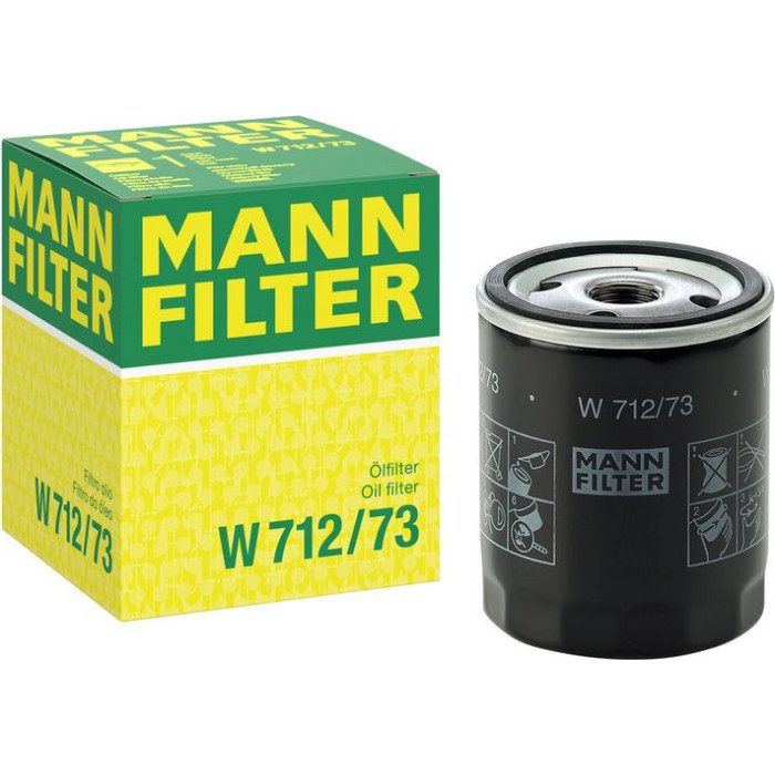 MANN-FILTER Ölfilter W 712/73 MANN-FILTER Ölfilter W 712/73