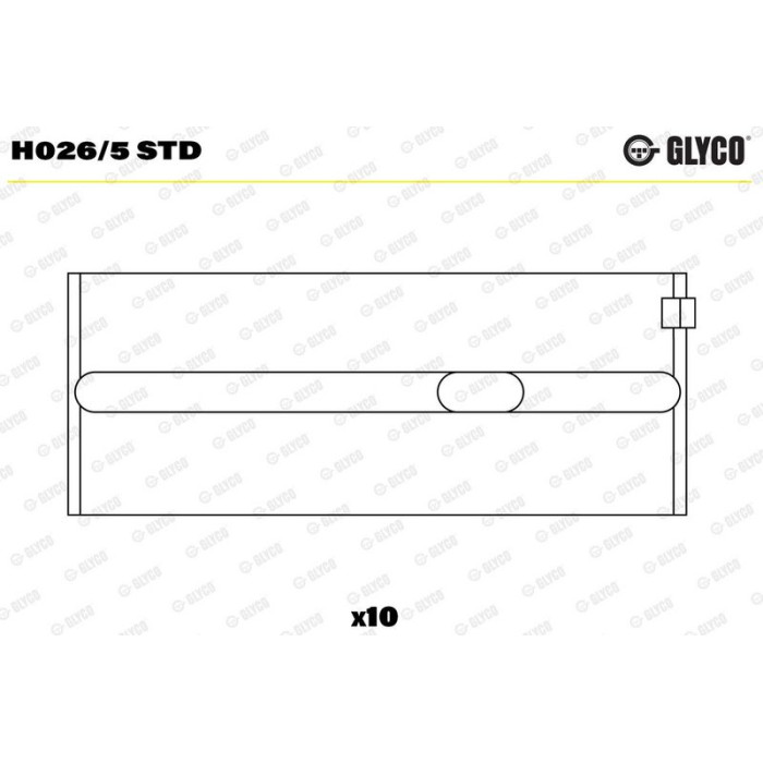 GLYCO Kurbelwellenlager H026/5 STD GLYCO Kurbelwellenlager H026/5 STD
