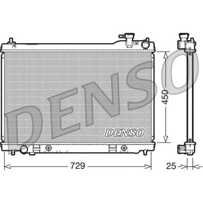 Denso Motorkühler DRM46100 Denso Motorkühler DRM46100