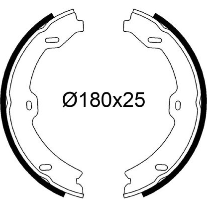 Valeo Bremsbacken 564280
