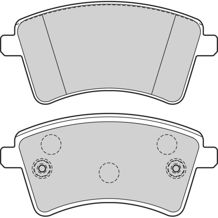 Valeo Bremsbelagsatz 302667 Valeo Bremsbelagsatz 302667
