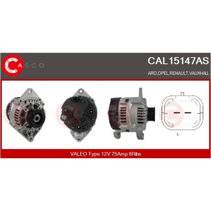 CASCO Generator CAL15147AS CASCO Generator CAL15147AS