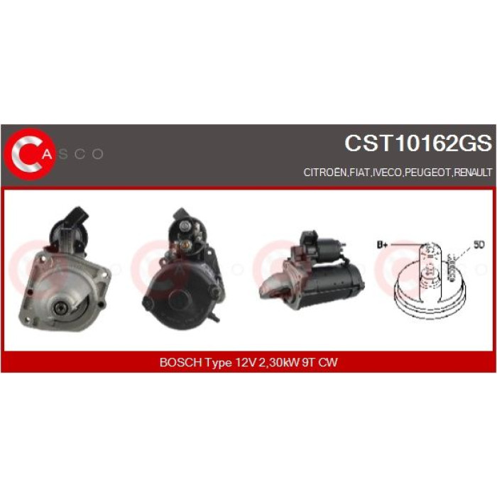 CASCO Anlasser CST10162GS CASCO Anlasser CST10162GS