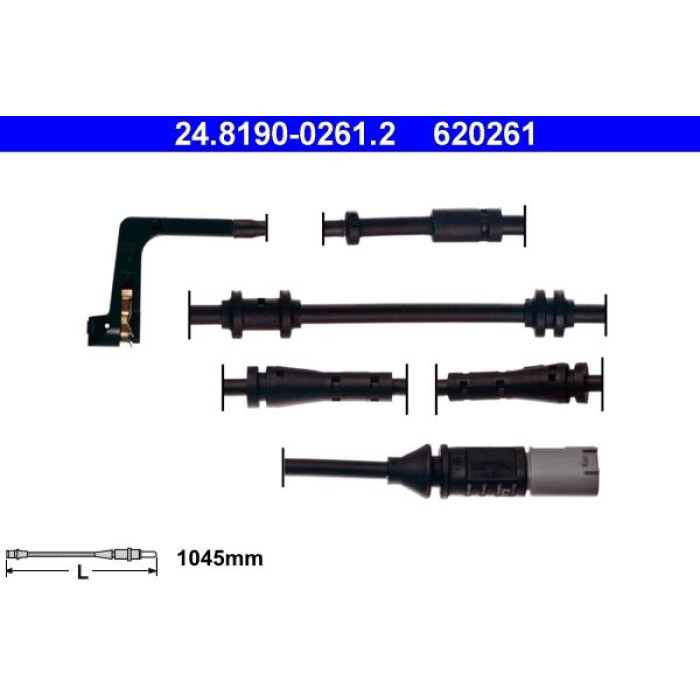 24.8190-0261.2 ATE Bremsbelagverschleißsensor 24.8190-0261.2 24.8190-0261.2 ATE Bremsbelagverschleißsensor 24.8190-0261.2