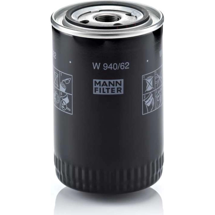 W 940/62 MANN-FILTER Ölfilter W 940/62 W 940/62 MANN-FILTER Ölfilter W 940/62