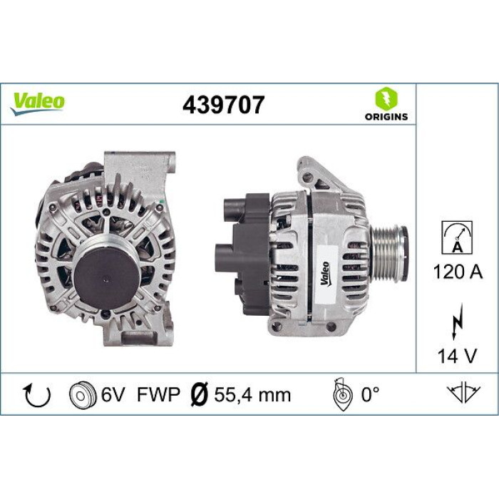 Valeo Lichtmaschine 439707 Valeo Lichtmaschine 439707