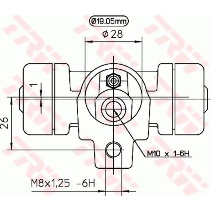TRW Radbremszylinder BWD138 TRW Radbremszylinder BWD138