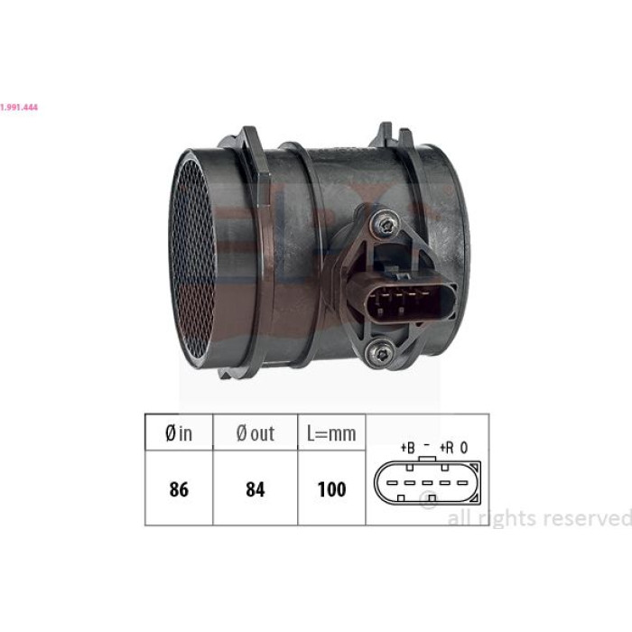EPS Luftmassenmesser Luftmengenmesser 1.991.444 EPS Luftmassenmesser Luftmengenmesser 1.991.444