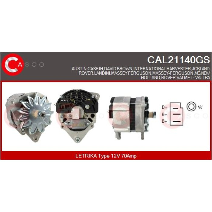 CASCO Generator CAL21140GS CASCO Generator CAL21140GS
