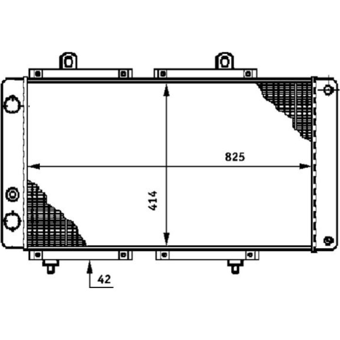 MAHLE Kühler, Motorkühlung CR 618 000S MAHLE Kühler, Motorkühlung CR 618 000S