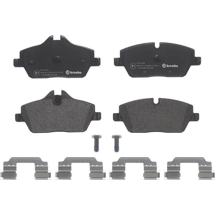 BREMBO P 06 034 Bremsbelagsatz vorne BMW MINI – OE 34116772892 / 34116860016 BREMBO P 06 034 Bremsbelagsatz vorne BMW MINI – OE 34116772892 / 34116860016