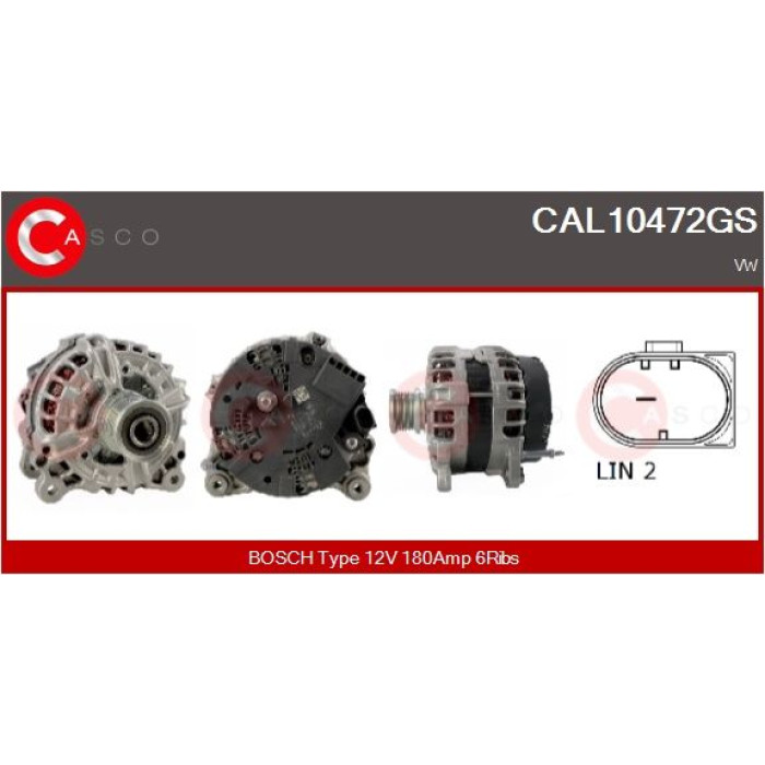 CASCO Generator CAL10472GS CASCO Generator CAL10472GS