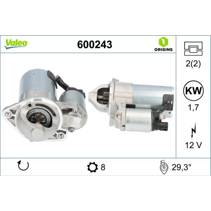 Valeo Anlasser 600243