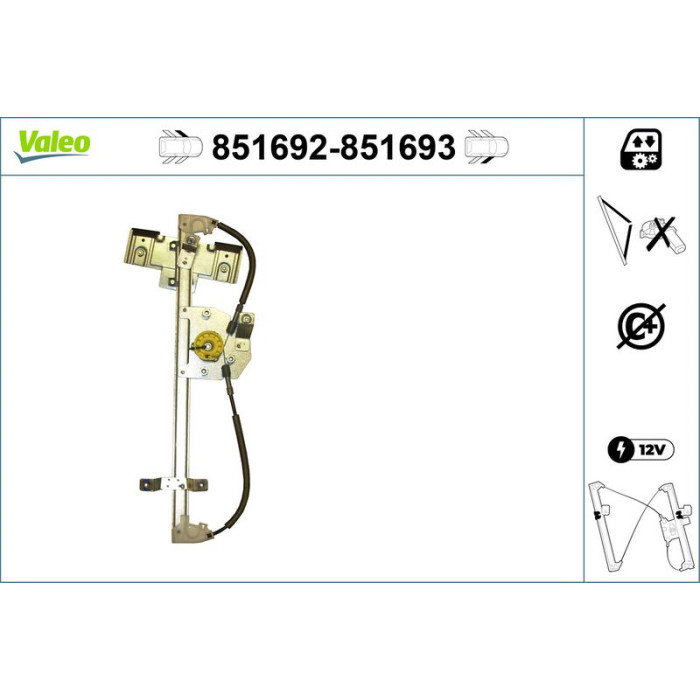 Valeo Fensterheber 851692 Valeo Fensterheber 851692