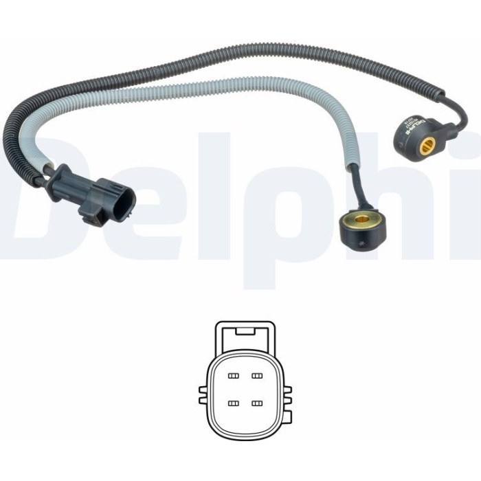 Delphi Klopfsensor AS10237 Delphi Klopfsensor AS10237