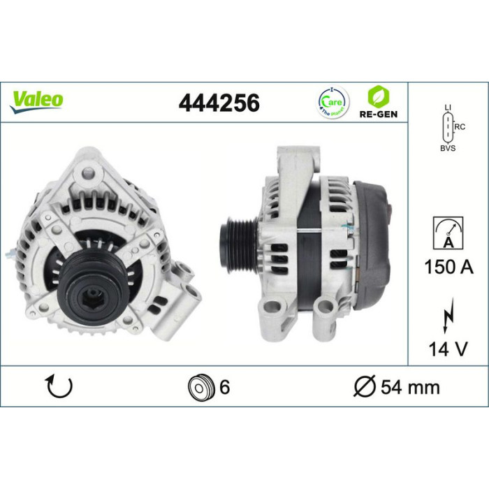 Valeo Lichtmaschine 444256 Valeo Lichtmaschine 444256