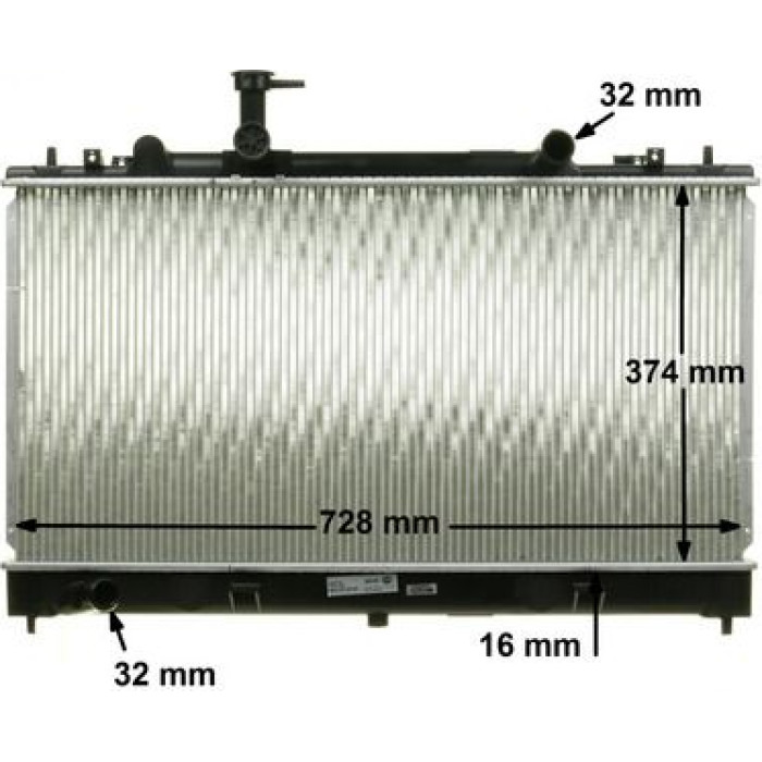 MAHLE Kühler, Motorkühlung CR 1021 000S MAHLE Kühler, Motorkühlung CR 1021 000S