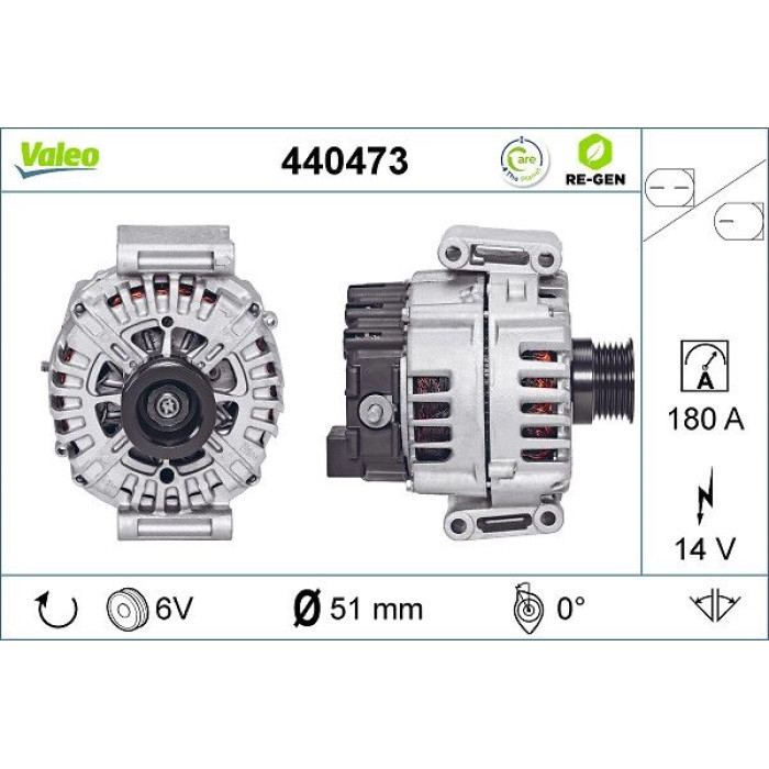 Valeo Lichtmaschine 440473 Valeo Lichtmaschine 440473