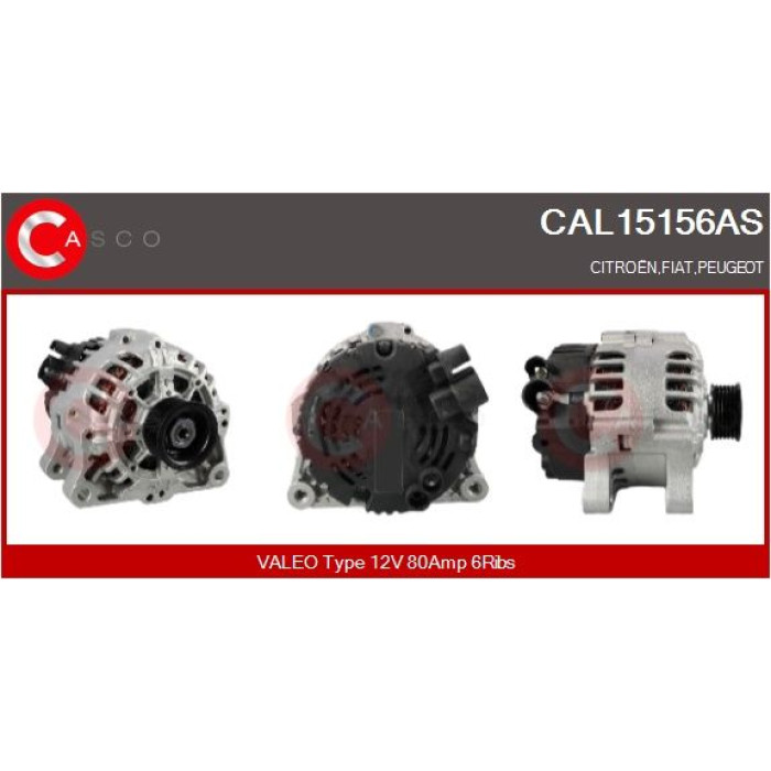 CASCO Generator CAL15156AS CASCO Generator CAL15156AS