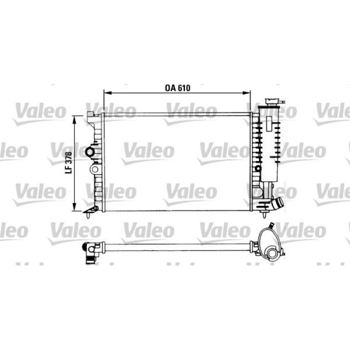 Valeo Motorkühler 230957 Valeo Motorkühler 230957