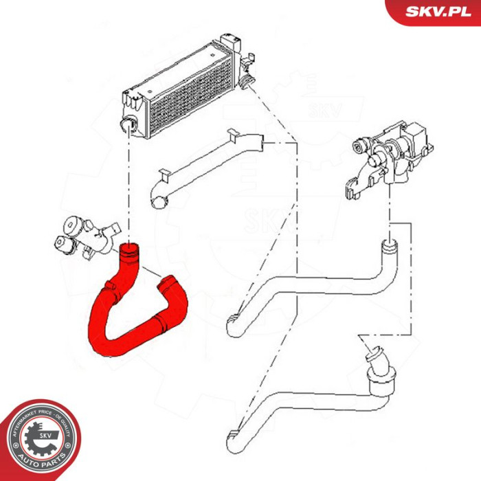 54SKV061 ESEN SKV Ladeluftschlauch 54SKV061 54SKV061 ESEN SKV Ladeluftschlauch 54SKV061