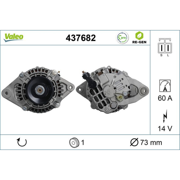 Valeo Lichtmaschine 437682 Valeo Lichtmaschine 437682