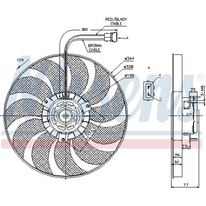 Nissens Kühlerlüfter PKW 85676 Nissens Kühlerlüfter PKW 85676