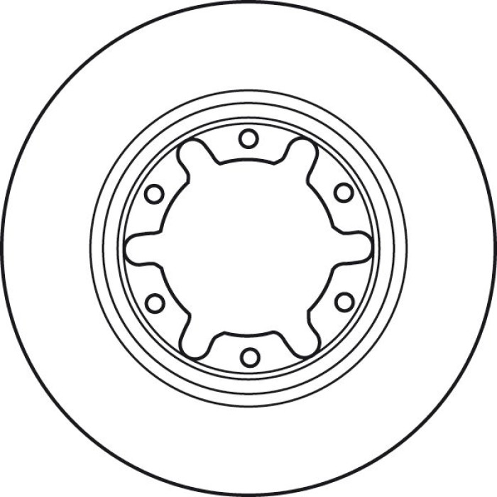 TRW Bremsscheibe Nissan Patrol DF7305S TRW Bremsscheibe Nissan Patrol DF7305S