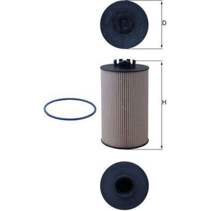 MAHLE Kraftstofffilter KX 657D