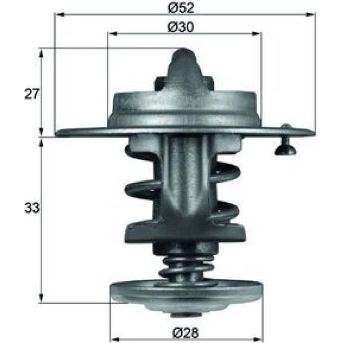 TX 80 83 MAHLE Kühlmittelthermostat TX 80 83, 83 °C – u. a. für Toyota 4 Runner II (_N13_), Rover 800 Schrägheck (XS), 800 (XS) – OE Nummer 90916-03061 - l TX 80 83 MAHLE Kühlmittelthermostat TX 80 83, 83 °C – u. a. für Toyota 4 Runner II (_N13_), Rover 800 Schrägheck (XS), 800 (XS) – OE Nummer 90916-03061 - l