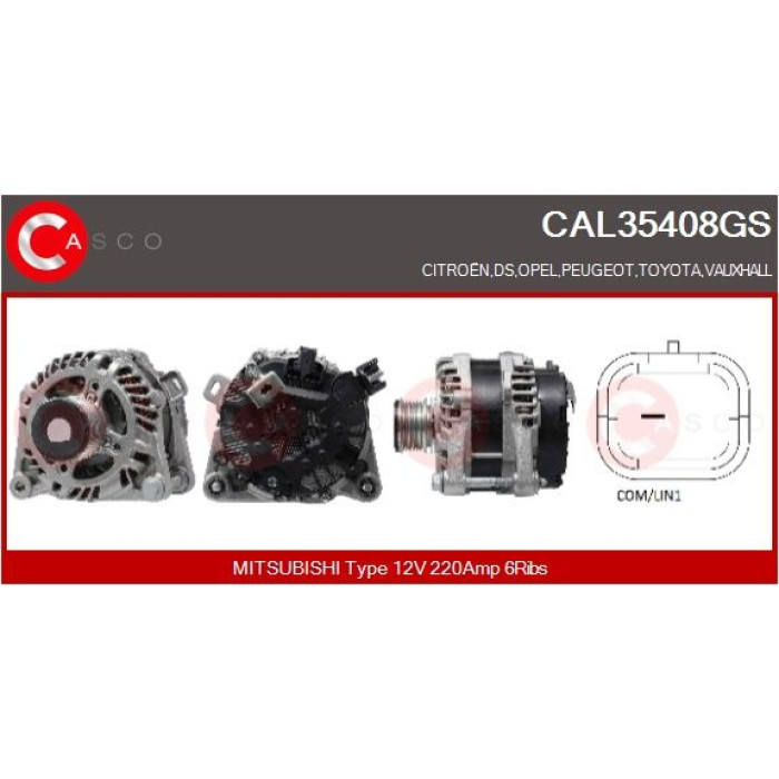 CASCO Generator CAL35408GS CASCO Generator CAL35408GS