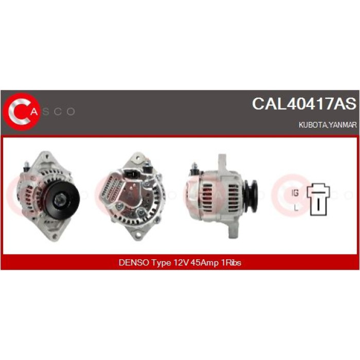 CASCO Generator CAL40417AS CASCO Generator CAL40417AS