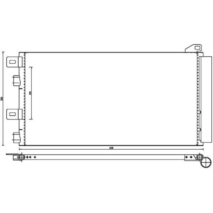 Kondensator, Klimaanlage AC 312 000P Kondensator, Klimaanlage AC 312 000P