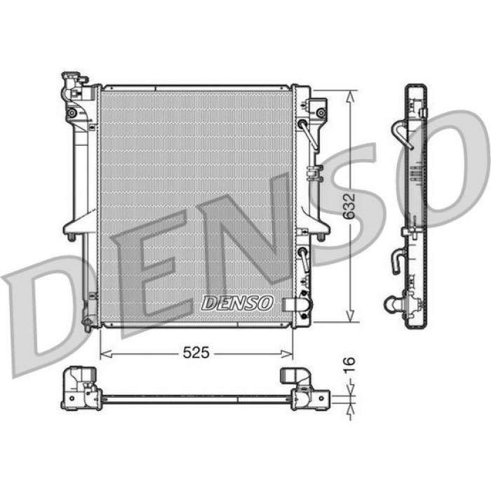 Denso Motorkühler DRM45018 Denso Motorkühler DRM45018
