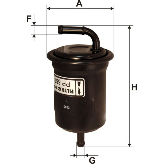 PP 887 Filtron Kraftstofffilter PP 887 PP 887 Filtron Kraftstofffilter PP 887