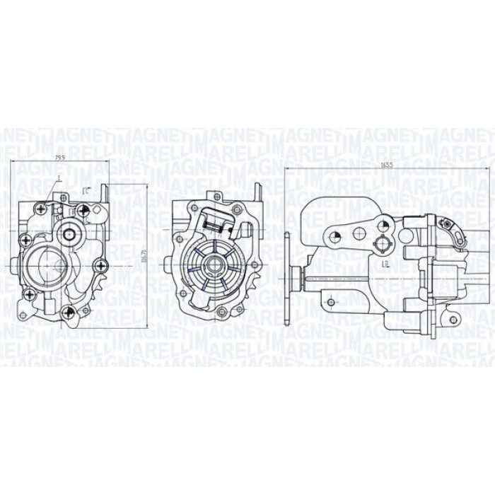 Magneti Marelli Ölpumpe 351516000055 Magneti Marelli Ölpumpe 351516000055