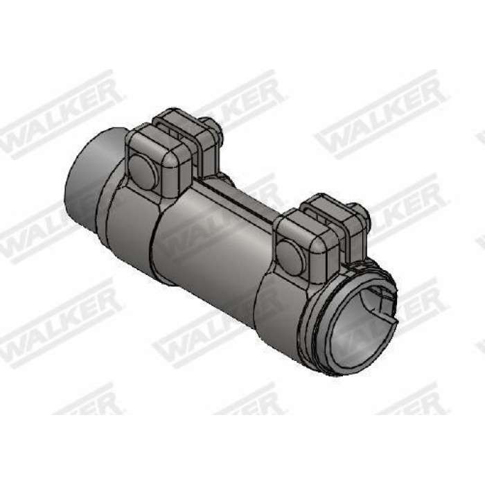 Walker Rohrverbinder Ø 55 mm Länge 125 mm 80138 Walker Rohrverbinder Ø 55 mm Länge 125 mm 80138