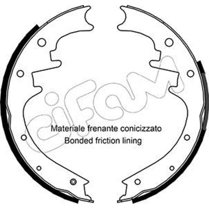 CIFAM Bremsbackensatz 153-358 CIFAM Bremsbackensatz 153-358
