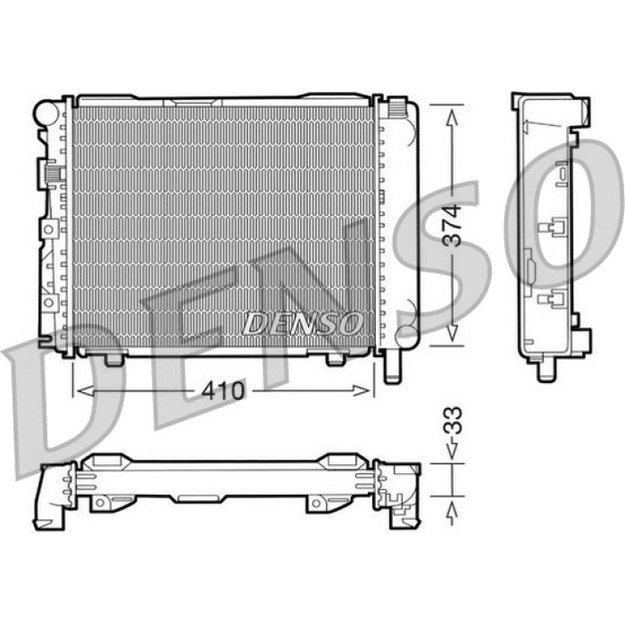 Denso Motorkühler DRM12003 Denso Motorkühler DRM12003