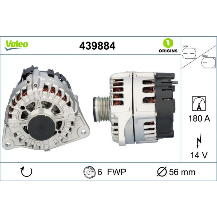 Valeo Lichtmaschine 439884 Valeo Lichtmaschine 439884