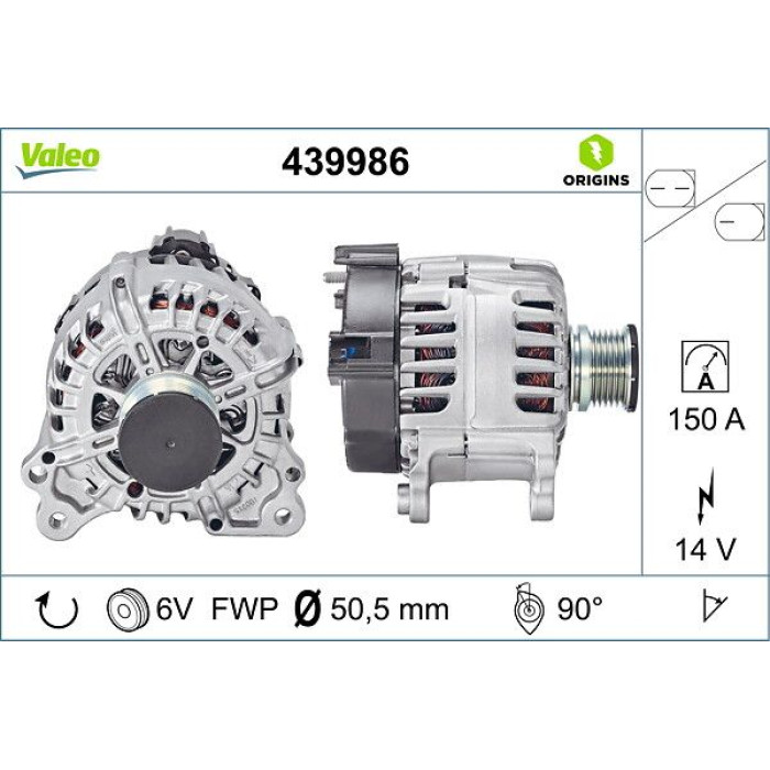 Valeo Lichtmaschine 439986 Valeo Lichtmaschine 439986