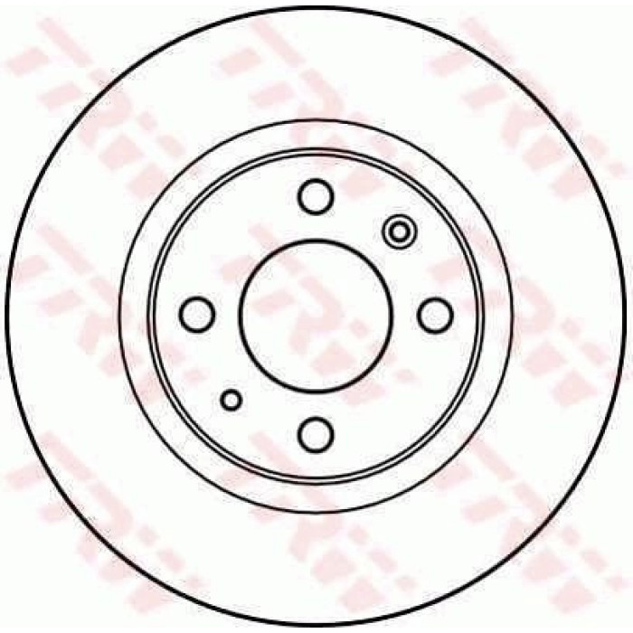 TRW Bremsscheibe DF2577 TRW Bremsscheibe DF2577