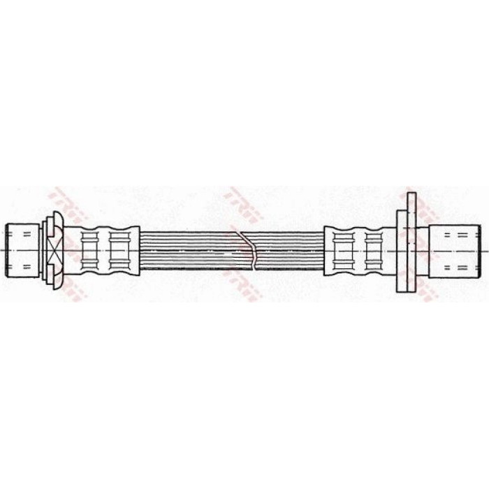 TRW Bremsschlauch Hinterachse rechts PHA388 TRW Bremsschlauch Hinterachse rechts PHA388