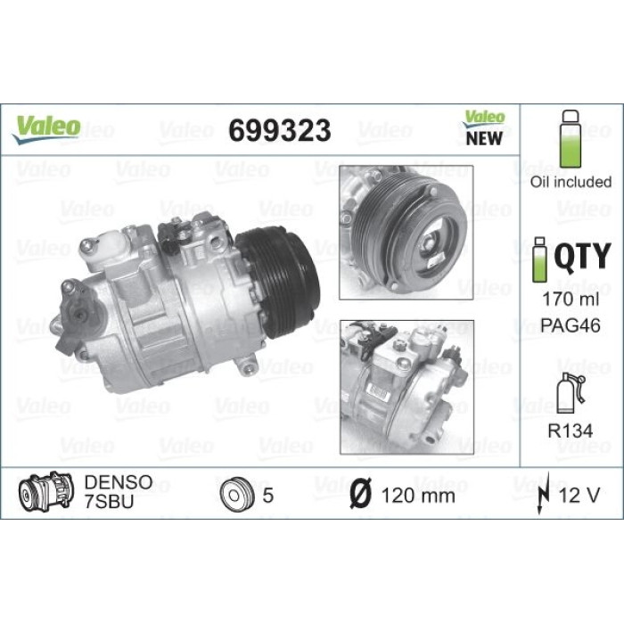 Valeo Kompressor 699323
