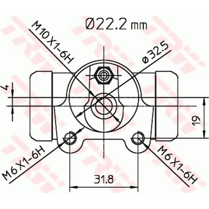 TRW Radbremszylinder BWH167
