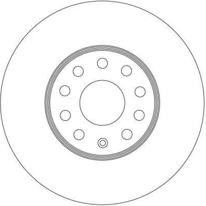 TRW Bremsscheibe VW Golf 5/A3/Octavia/Caddy/Touran 288X25 mm DF4295 TRW Bremsscheibe VW Golf 5/A3/Octavia/Caddy/Touran 288X25 mm DF4295