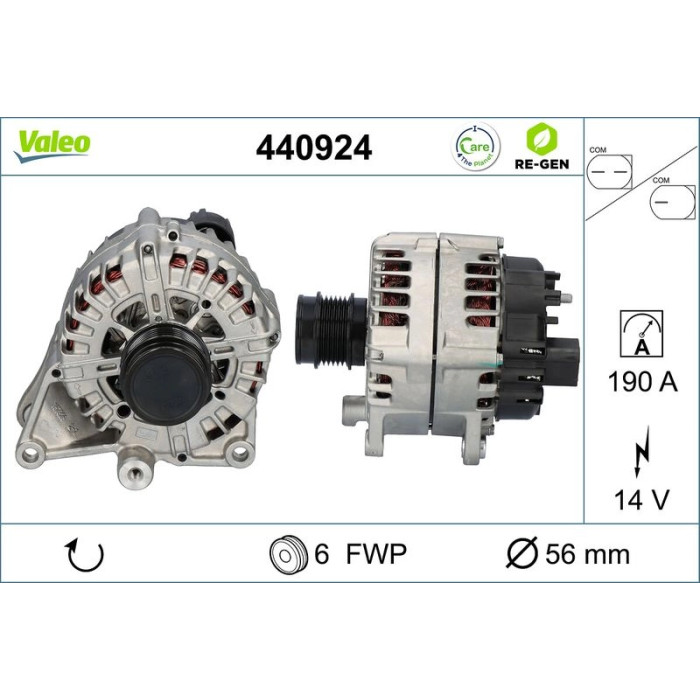 Valeo Lichtmaschine 440924 Valeo Lichtmaschine 440924