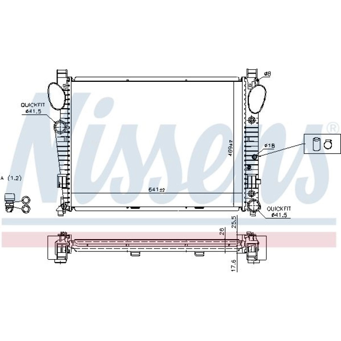Nissens Wasserkühler PKW 62774A